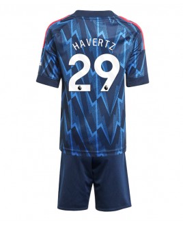 Günstige Arsenal Kai Havertz #29 Auswärts Trikotsatzt Kinder 2025-26 Kurzarm (+ Kurze Hosen)